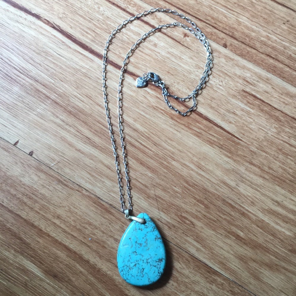 Turquoise Marble Stone Necklace